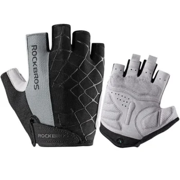 Rockbros S109GR riteņbraukšanas cimdi, izmērs S, pelēki