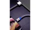 Magnētiskais uzlādes kabelis 3-in-1 Micro USB / Type-C / Lightning, 1m, melns