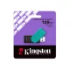 Kingston 128GB USB 3.2 Gen 1 zibatmiņa DataTraveler Exodia S, melna tirkīza