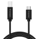 Wozinsky WKDDY2S USB-C uz USB-B kabelis 2m, melns
