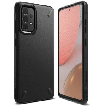 Samsung Galaxy A72 (SM-A725F/DS) Ringke Onyx Durable TPU Case Cover, Black | Telefona Vāciņš Maciņš Apvalks
