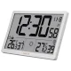 Meteoroloģiskā stacija un sienas pulkstenis Kienzle Jumbo NEO LCD, balts