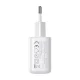 Joyroom JR-TCF12 divu portu USB-C tīkla lādētājs 20W PD / QC 3.0, balts
