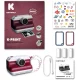 Kidywolf K-PRINT 418269 momentuzņēmumu kamera ar termodrukas funkciju, sarkana