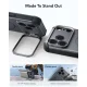 ESR Cyber Tough Kickstand MagSafe vāciņš iPhone 18 Pro / 17 Pro ar statīvu, pelēks