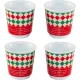 Bialetti Biccherini Tricolore espresso krūzīšu komplekts, 4 gab.