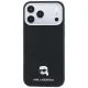 Karl Lagerfeld Grained Karl Head Metal MagSafe vāciņš iPhone 18 Pro Max / 17 Pro Max, melns