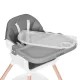Ecotoys 2-in-1 Bērnu barošanas krēsliņš, Pelēks