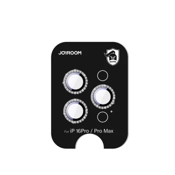 Joyroom JR-MSJ0307 kameras aizsargstikls iPhone 16 Pro / 16 Pro Max, melns