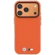 BMW M Quadrille Kevlar MagSafe vāciņš iPhone 17 Pro / 18 Pro, oranžs