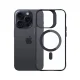 3mk Satin Armor MagCase iPhone 15 Pro Max vāciņš, caurspīdīgs ar melnu rāmi