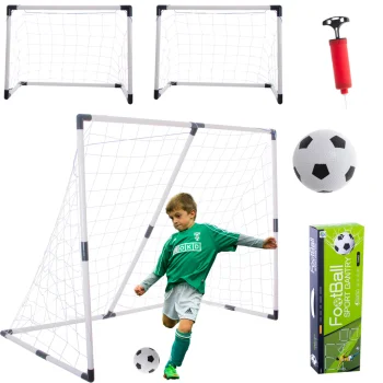 Saliekami bērnu futbola vārti 2in1, 143x110x70cm | Kids Football Goal