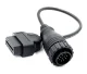 OBD2 uz Mercedes Benz 14-pin pāreja