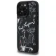 Karl Lagerfeld Grained Pattern MagSafe vāciņš iPhone 16 Pro Max, melns