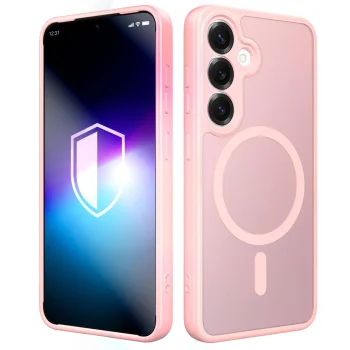3mk Misty MagCase vāciņš priekš Samsung Galaxy S25, rozā