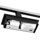LED sienas lampa virs spoguļa 60cm ZD122, melna