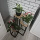 Ruhhy 3 līmeņu metāla puķu statīvs 67 cm