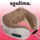 Soulima 19554 kakla masieris ar apsildi, pelēks/bēšs