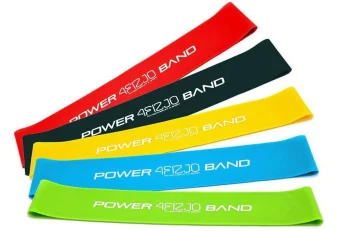 4Fizjo Mini Power Band pretestības gumiju komplekts, 5 gab.