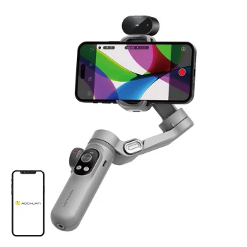Aochuan Smart X Pro 3 asu stabilizators ar AI sensoru, pelēks