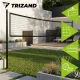 Trizand volejbola tīkls 8.5x1m ar somu, melns