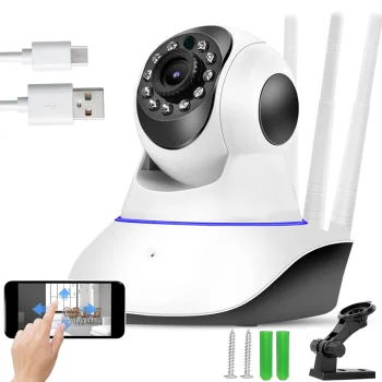 IP Wi-Fi kamera / elektroniskā aukle ar kustības sensoru un nakts redzamību