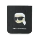 Karl Lagerfeld Saffiano Monogram vāciņš Samsung Galaxy Z Flip6, melns