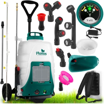 Plonos PL-601 18L akumulatora smidzinātājs ar ratiņiem, 12V 8Ah