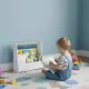 Ecotoys Montessori bērnu grāmatu plaukts, 2 līmeņi, balts