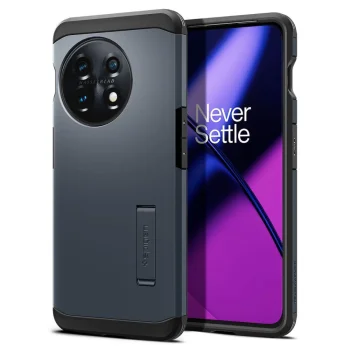 Oneplus 11 5G Spigen Tough Armor Case Cover, Metal Slate | Telefona Vāciņš Maciņš Maks Apvalks Bampers