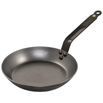 De Buyer Mineral B Element apaļa dzelzs panna, 24 cm