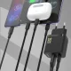 Dudao A27MaxCEU PD QC 35W tīkla lādētājs ar USB-C un USB-A, ar USB-C kabeli, melns