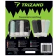 Trizand 25760 ceļojumu kosmētikas somiņa ar pudelītēm, caurspīdīga/melna