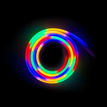Elastīga LED RGB gaismas lente 20m, 4 krāsas