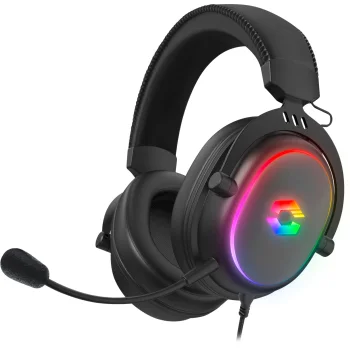 Speedlink CONUX RGB spēļu austiņas PC/konsolēm, melnas
