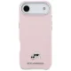 Karl Lagerfeld Karl & Choupette Head Pins Saffiano MagSafe vāciņš iPhone Air, rozā