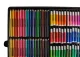 Krāsošanas Zīmēšanas Piederumu Komplekts Koferī, 288 gab. | Kids Art Set Kit for Painting Drowing