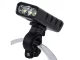 Velosipēda priekšējais lukturis / lukturītis ar Powerbank, 3x LED CREE XM-L T6, Melns