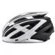 Wozinsky MTB velosipēdista ķivere ar LED aizmugurējo gaismu M (54-57 cm) Melna/Balta