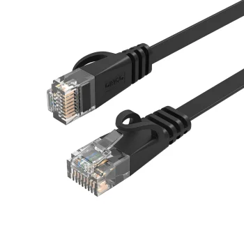 Orico PUG-C6B CAT6 RJ45 Tīkla Kabelis, Plakans, 15m, Melns