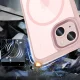 Tech-Protect iPhone 15 vāciņš MagMat MagSafe, caurspīdīgi rozā