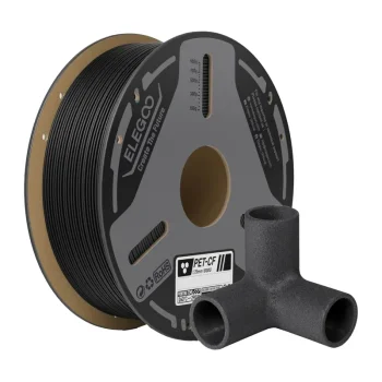 3D printera kvēldiegs ELEGOO PETG-CF 1.75 mm, 1 kg, melns