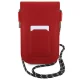Hello Kitty Leather Hiding Kitty Cord somiņa, sarkana