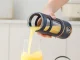 Bezvadu portatīvais blenderis 450 ml, USB, tumši zils
