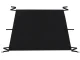Auto vējstikla pārsegs pret salu un sauli XTROBB 130 x 115 x 167 cm, melns