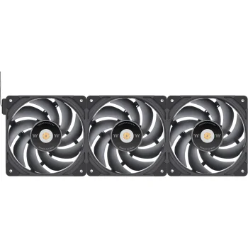 Thermaltake TOUGHFAN EX12 Pro Swappable Edition 3 dzesēšanas ventilatori, melni
