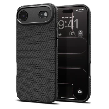 Spigen Liquid Air vāciņš Apple iPhone 17 Air / iPhone 17, melns