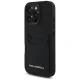 Karl Lagerfeld Grained PU Cardslot vāciņš Apple iPhone 16 Pro - Melns