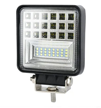 LED darba lukturis 12V-24V 16W ZD21B, melns