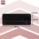 Sienas gaisa aizkars Kaminer AIRO 2000W ar WiFi un pulti, melns